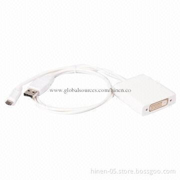MHL Bridge to DVI Adapter, Supports all Bandwidth Between 25-75MHz